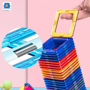 Magnetic Tile Building Blocks, 50 Pcs · TV10473 · product photo 2 of 6