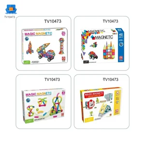Magnetic Tile Building Blocks, 50 Pcs · TV10473 · product photo 5 of 6