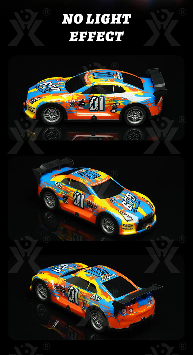 Jouet de voiture lumineux RC, voiture de course RC·TV10415·image de détail 9 de 11