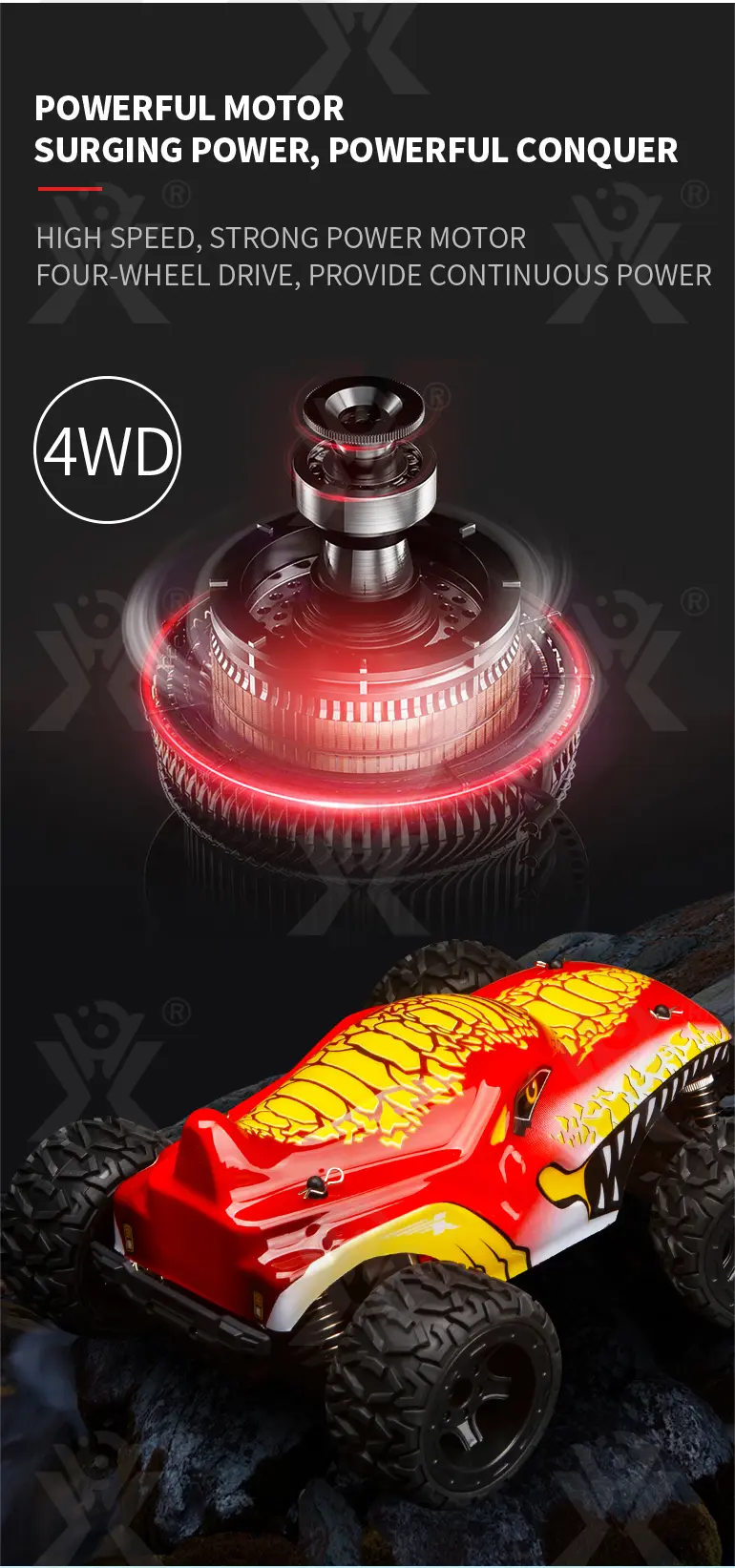4WD sin escobillas RC Juguete de coche·TV10416·imagen de detalle 6 de 13