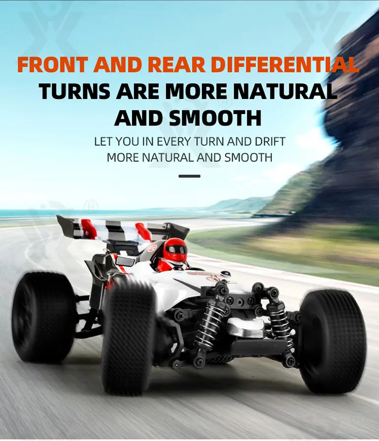 Off-Road Racing Car Toy With Servo Steering, 1:18 Scale, 4WD · TV10399 · detail image 6 of 15
