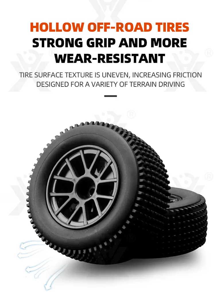 Off-Road Racing Car Toy With Servo Steering, 1:18 Scale, 4WD · TV10399 · detail image 9 of 15