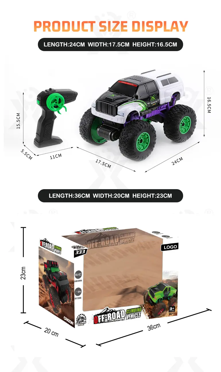 1: 16 2.4GHz Large Wheel RC Off-Road Toy · TV10443 · detail image 8 of 8
