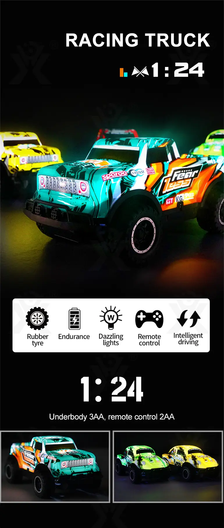 Light Up RC Car Toys · TV10388 · detail image 1 of 7