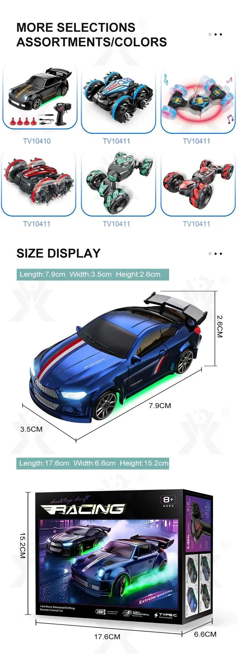 Mini Drifting Car Toy For Tabletop Racing · TV10411 · detail image 11 of 11