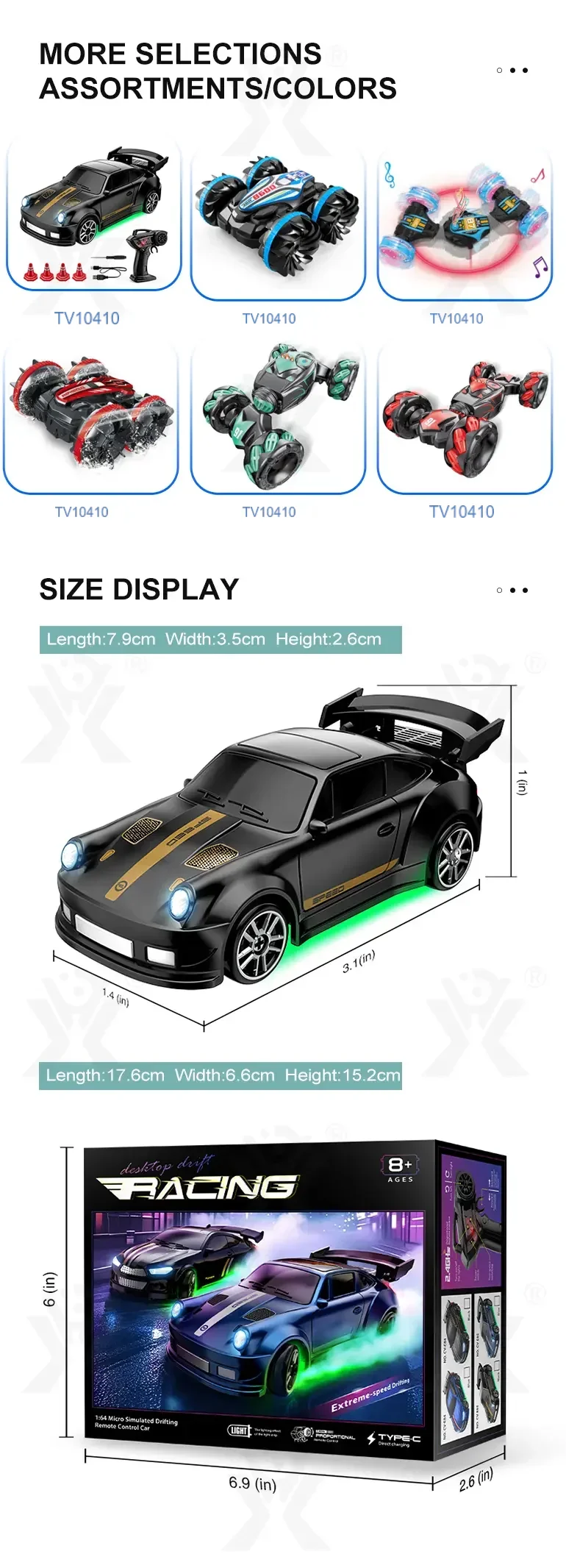 2.4GHz Mini Drift Car Toy · TV10410 · detail image 11 of 11
