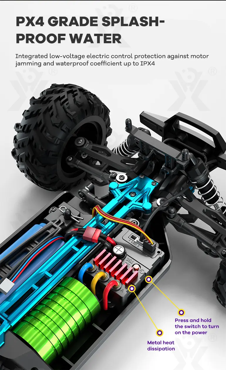 RC Off-Road Stunt Car Toy With Brushless Motor · TV10409 · detail image 6 of 11