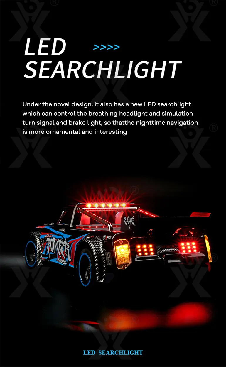 3650 Brushless RC Sports Car Toy, 4WD, 60KM/H · TV10414 · detail image 11 of 13