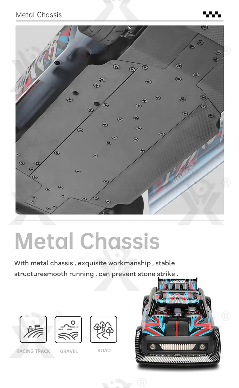 3650 Brushless RC Sports Car Toy, 4WD, 60KM/H · TV10414 · detail image 4 of 13