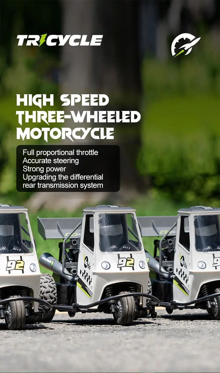 1:16 3-Wheel RC Cars · TV10394 · detail image 1 of 9