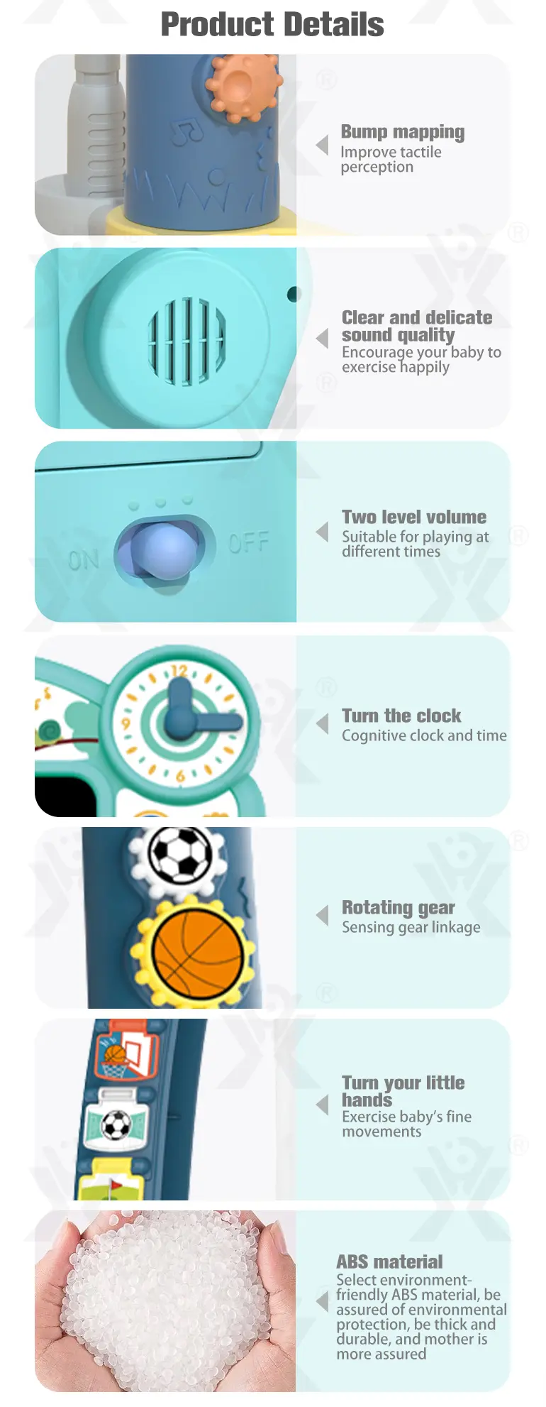 Toddler Sports Center Toy For Kids · TV10426 · detail image 3 of 5