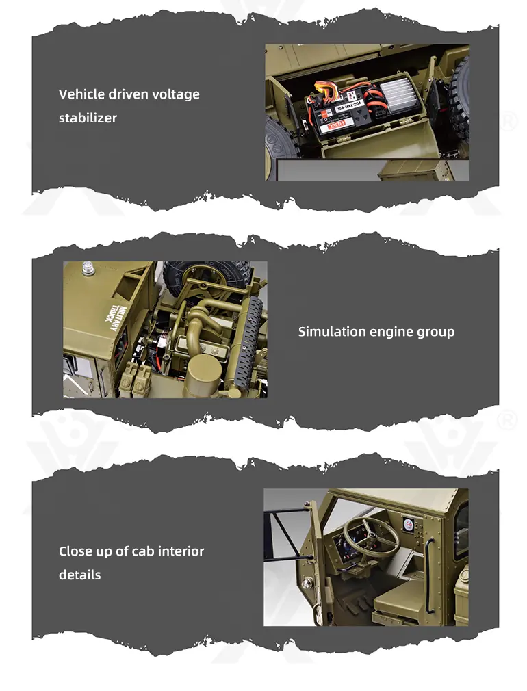 RC Military Dump Truck Toy · TV10407 · detail image 3 of 8