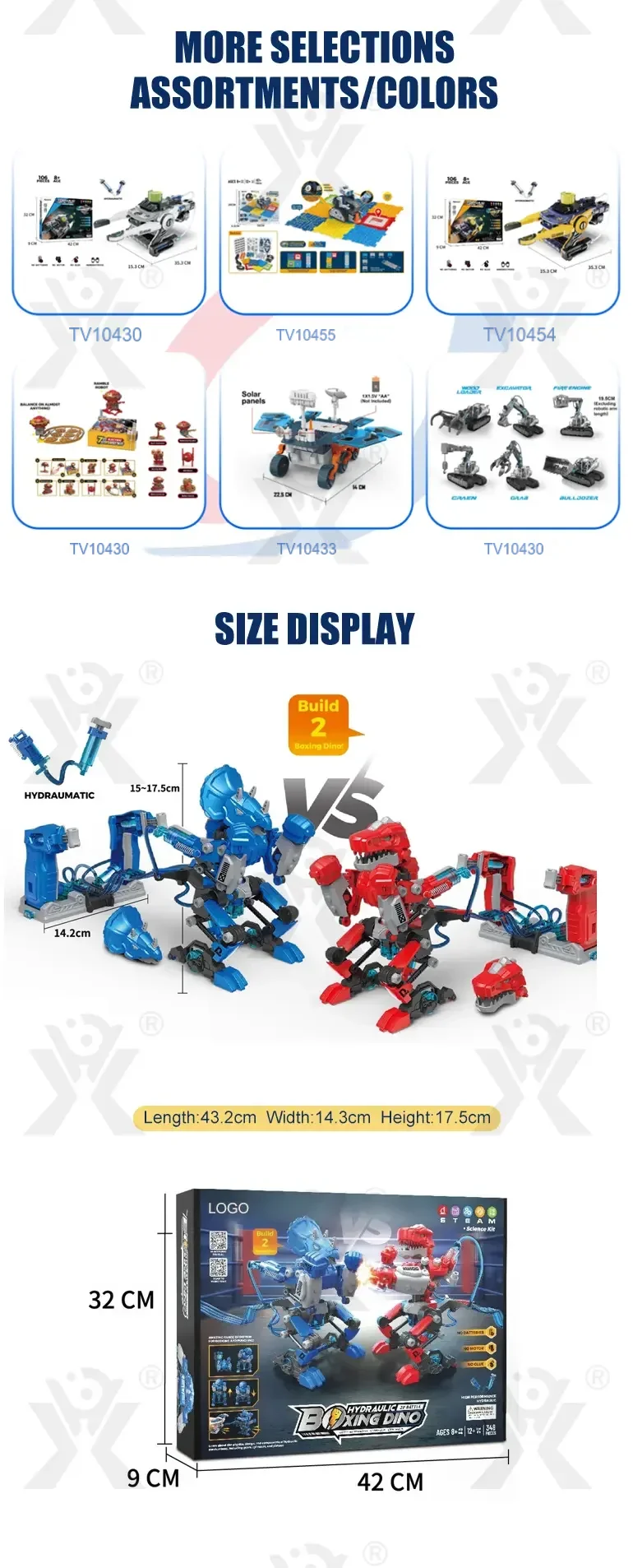 DIY Hydraulic Boxing Robot Toy · TV10430 · detail image 4 of 4