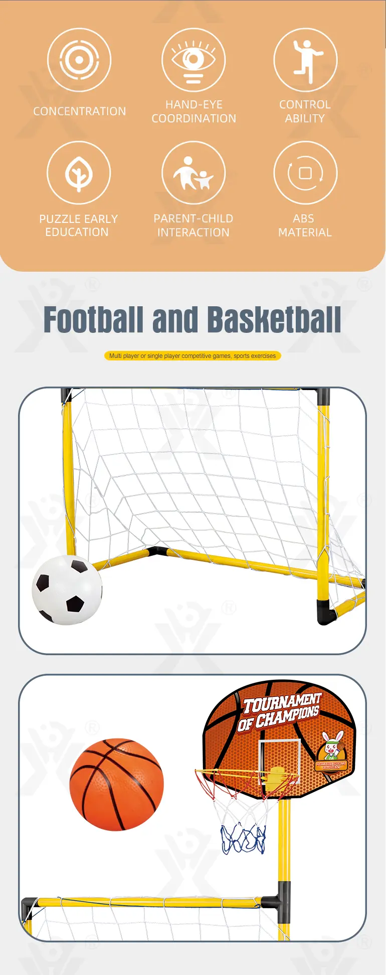 Kids Sports Goal Set Toy · TV10413 · detail image 2 of 5