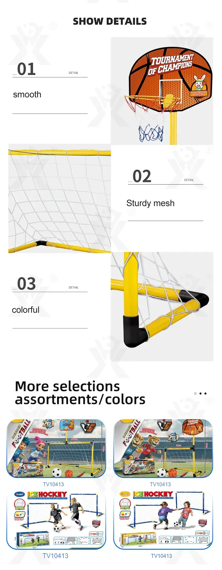 Kids Sports Goal Set Toy · TV10413 · detail image 4 of 5