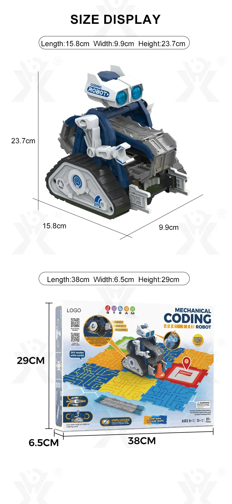 Mechanical Robot Toy with Programming Learning · TV10455 · detail image 11 of 11