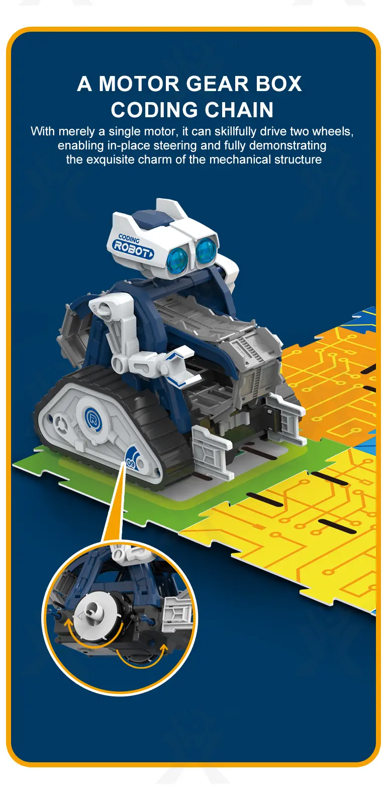 Mechanical Robot Toy with Programming Learning · TV10455 · detail image 7 of 11