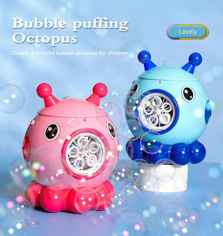 Octopus Bubble Blower Toy · TV10436 · detail image 1 of 6