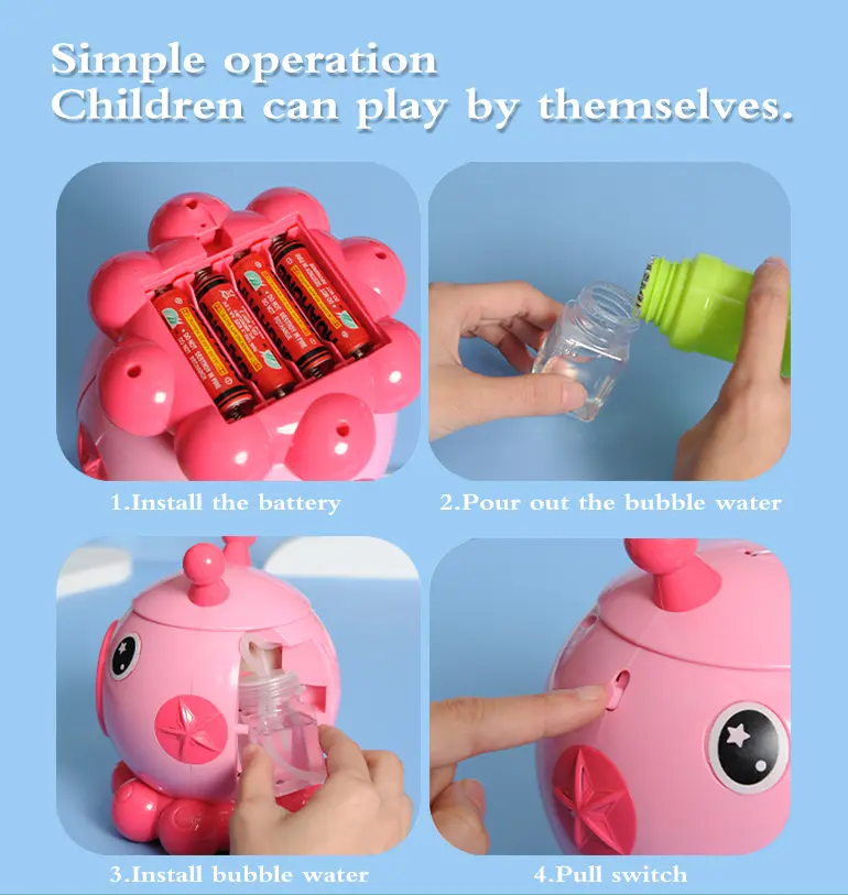 Octopus Bubble Blower Toy · TV10436 · detail image 3 of 6