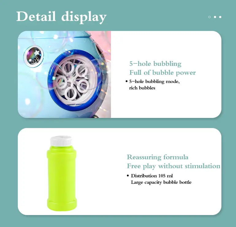 Octopus Bubble Blower Toy · TV10436 · detail image 4 of 6
