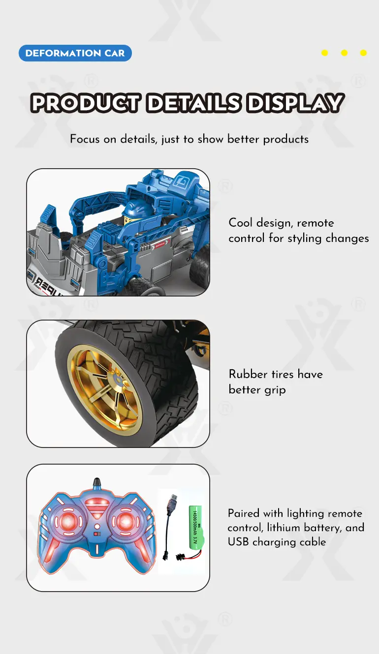 RC Deformation Car Toy, Racing and Engineering · TV10435 · detail image 5 of 7