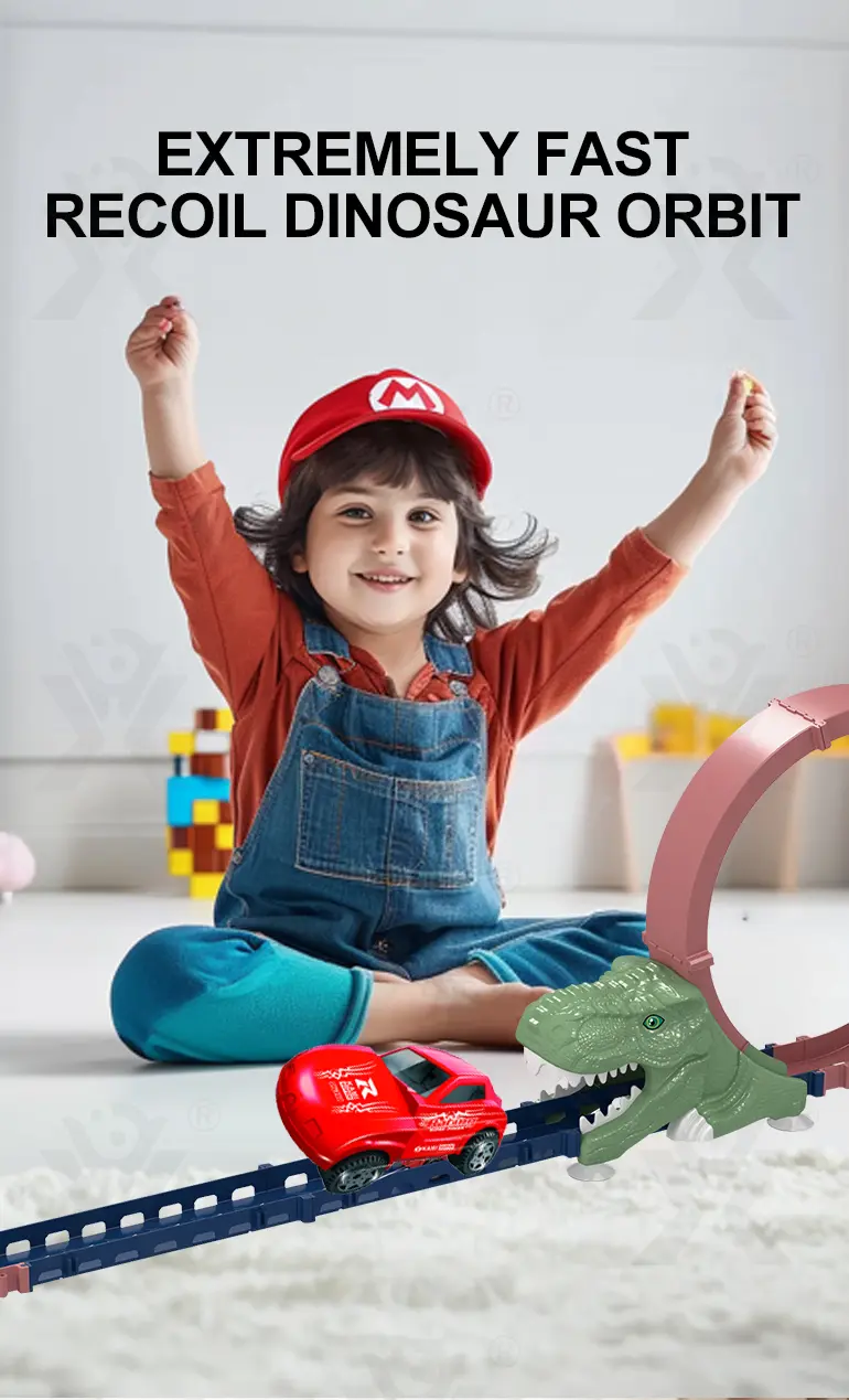 Circuito en bucle con temática de dinosaurios, sin pilas·TV10434·imagen de detalle 1 de 5