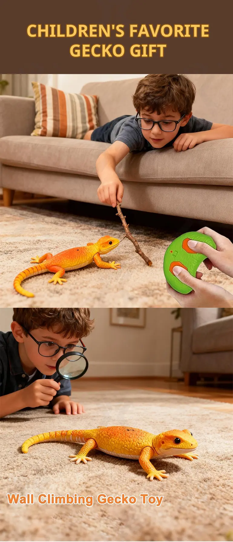 Wall Climbing RC Gecko Toy · TV10402 · detail image 3 of 6
