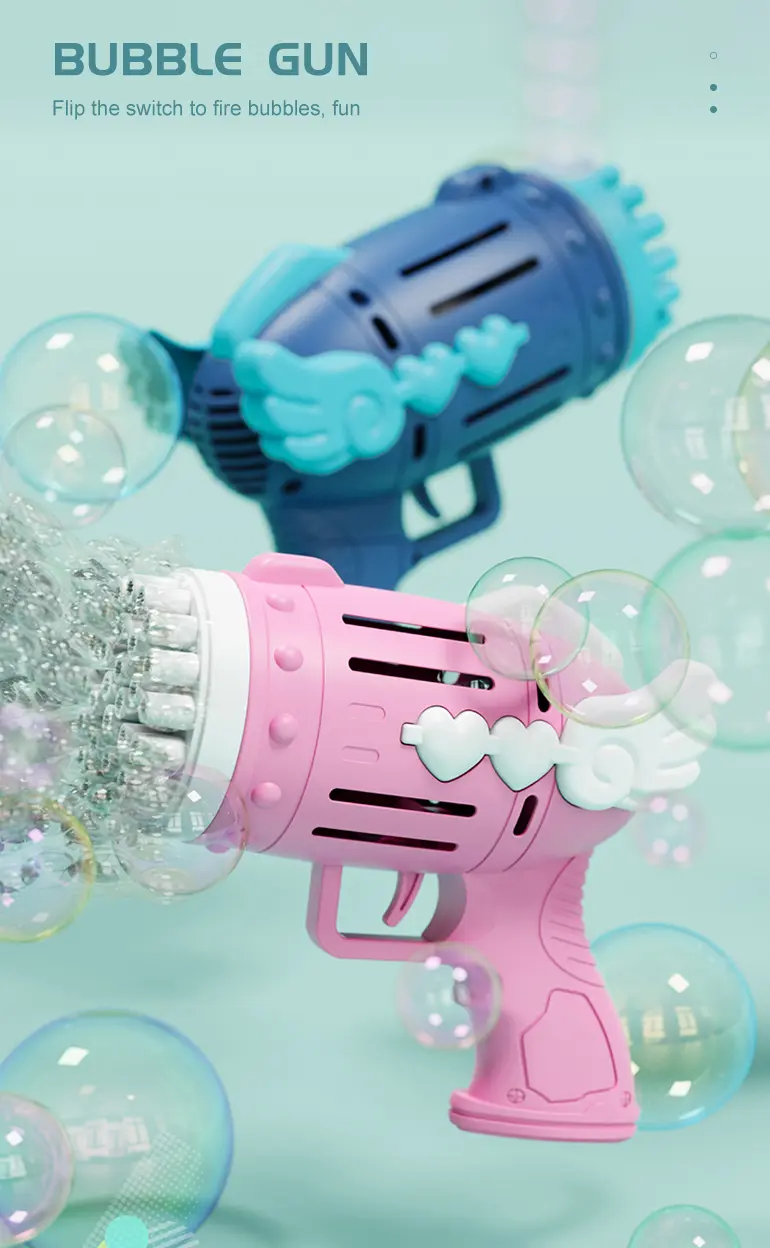 Bubble Blower Gun, Dual Battery Drive -Fun Summer · TV10403 · detail image 1 of 8