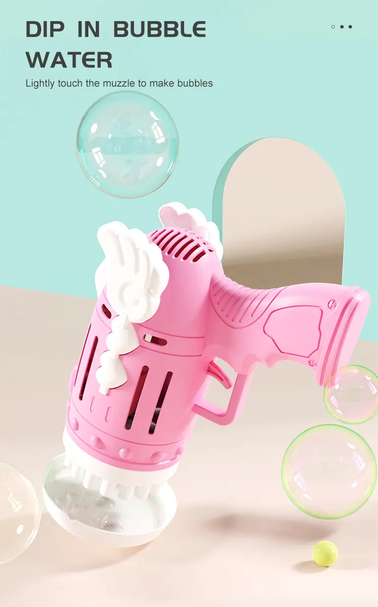 Bubble Blower Gun, Dual Battery Drive -Fun Summer · TV10403 · detail image 2 of 8