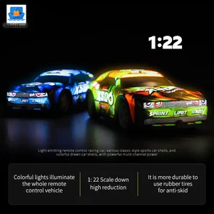Jouet de voiture lumineux RC, voiture de course RC·TV10415·photo du produit 2 de 6