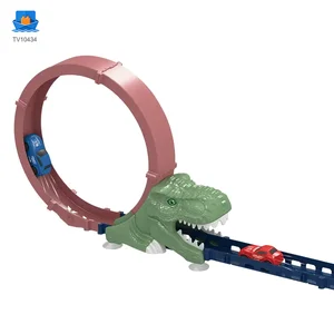 Loop Orbit Spielzeugeisenbahn, Dinosaurier-Thema, batteriefrei