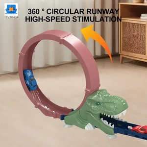 Circuito en bucle con temática de dinosaurios, sin pilas·TV10434·foto del producto 3 de 5