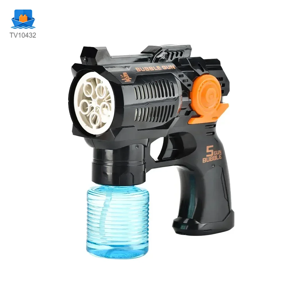 Pistola de burbujas eléctrica con ventilador de juguete·TV10432·foto del producto 1 de 6