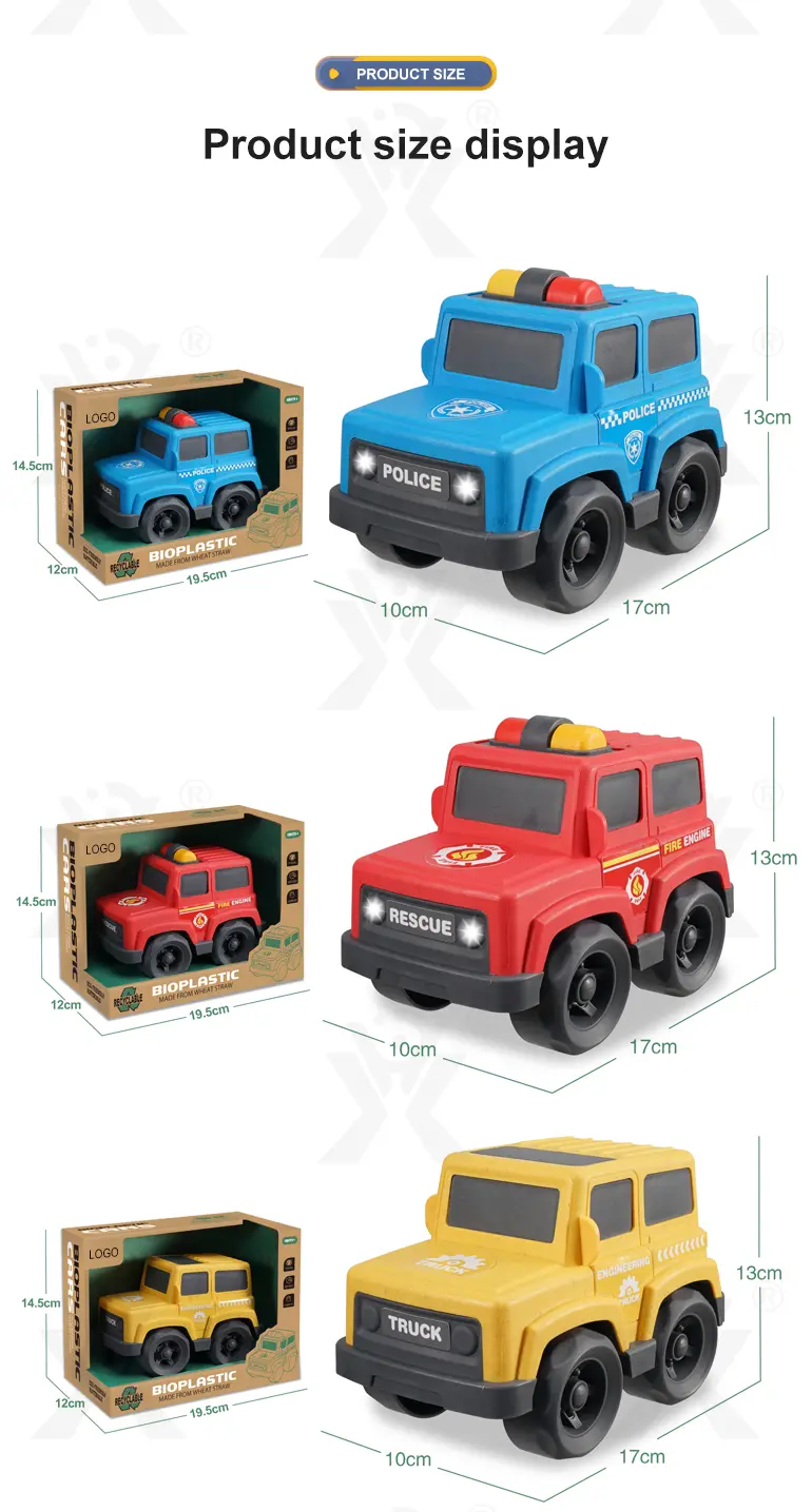 Adorable Fire Trucks Toy For Toddlers · TV10372 · detail image 8 of 8