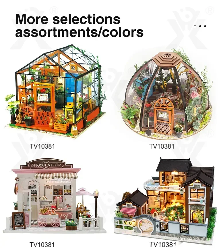 DIY Miniature Set, Flower House Miniature · TV10381 · detail image 10 of 11