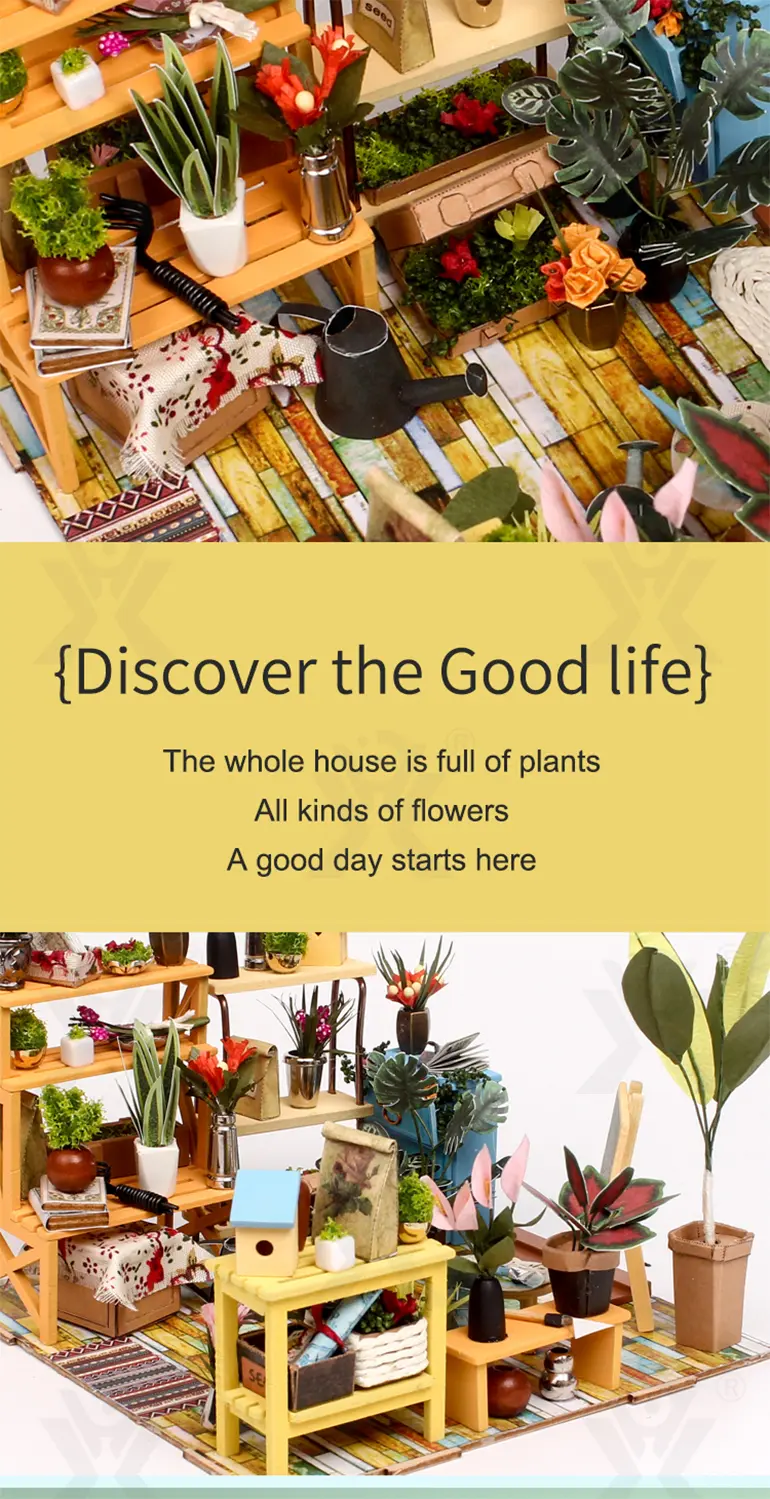 DIY Miniature Set, Flower House Miniature · TV10381 · detail image 2 of 11
