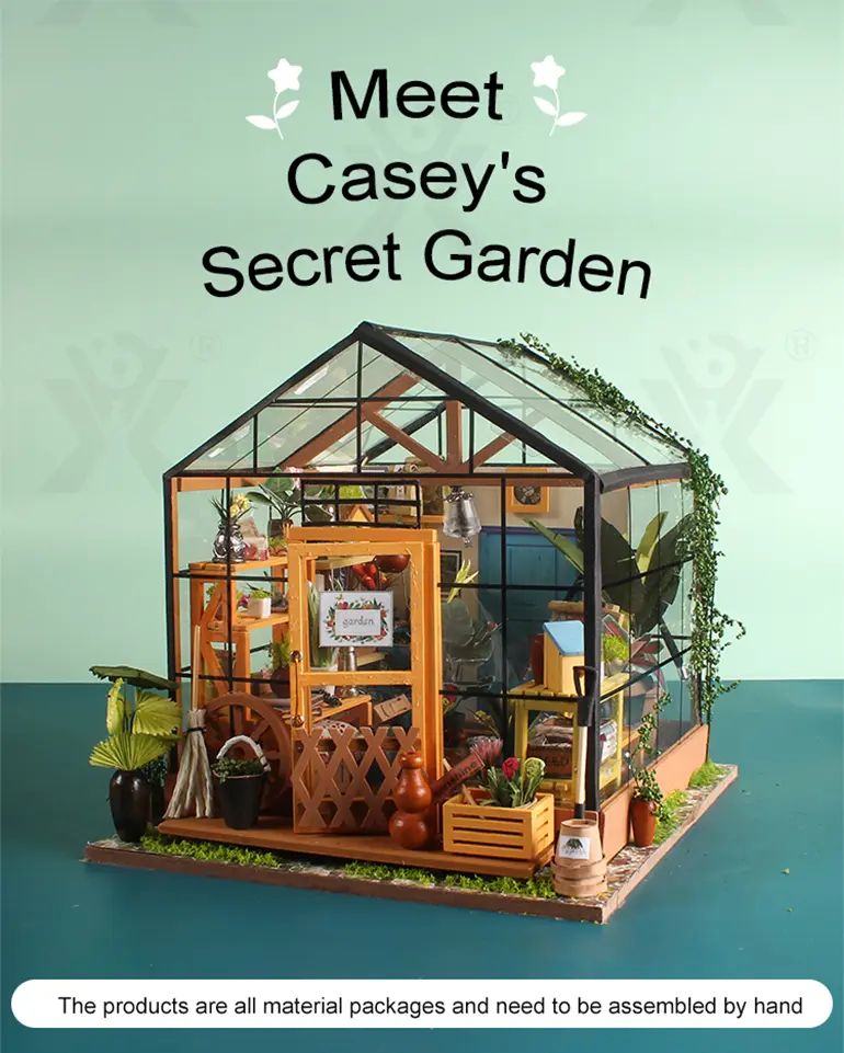 DIY Miniature Set, Flower House Miniature · TV10381 · detail image 3 of 11