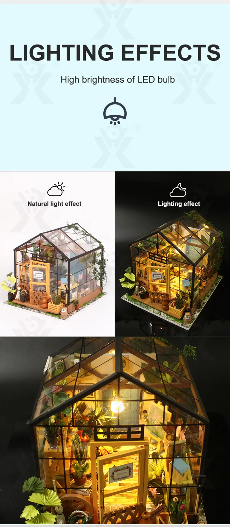 DIY Miniature Set, Flower House Miniature · TV10381 · detail image 7 of 11