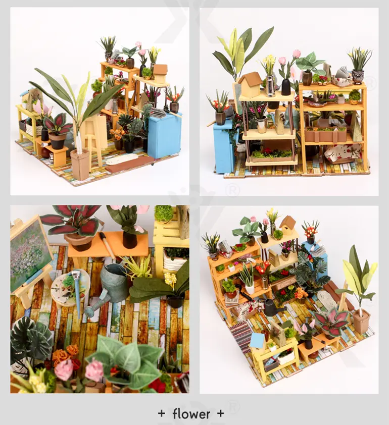 DIY Miniature Set, Flower House Miniature · TV10381 · detail image 8 of 11