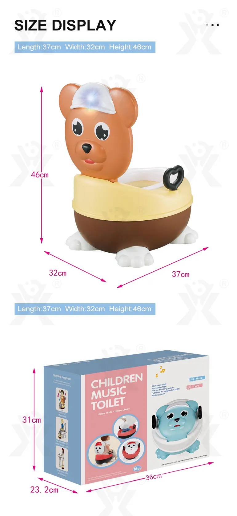 Toy Land Multipurpose Music Toilet Seat · TV10384 · detail image 6 of 6