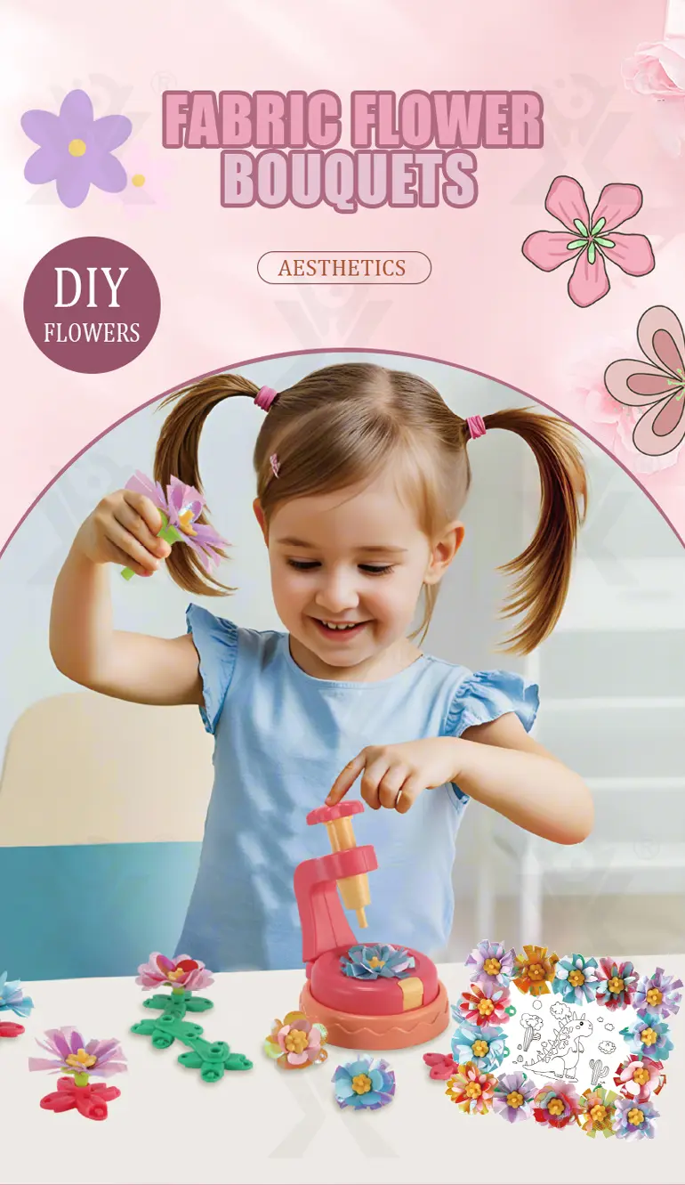 Creative Fabric Flower Bouquets Toy · TV10375 · detail image 1 of 6