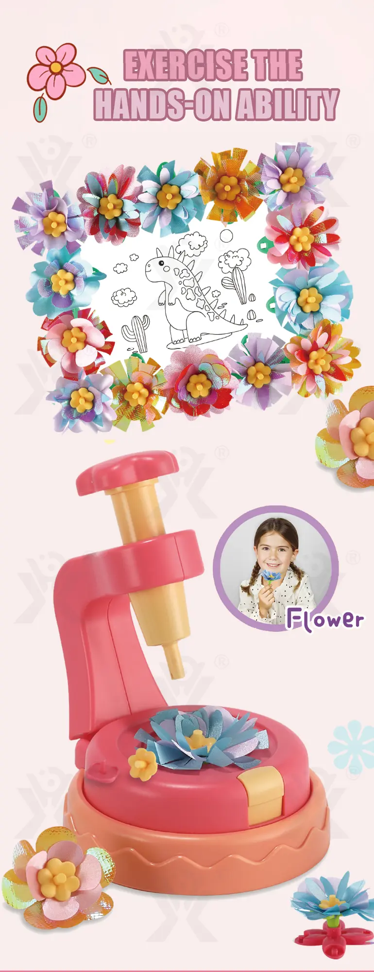 Creative Fabric Flower Bouquets Toy · TV10375 · detail image 4 of 6
