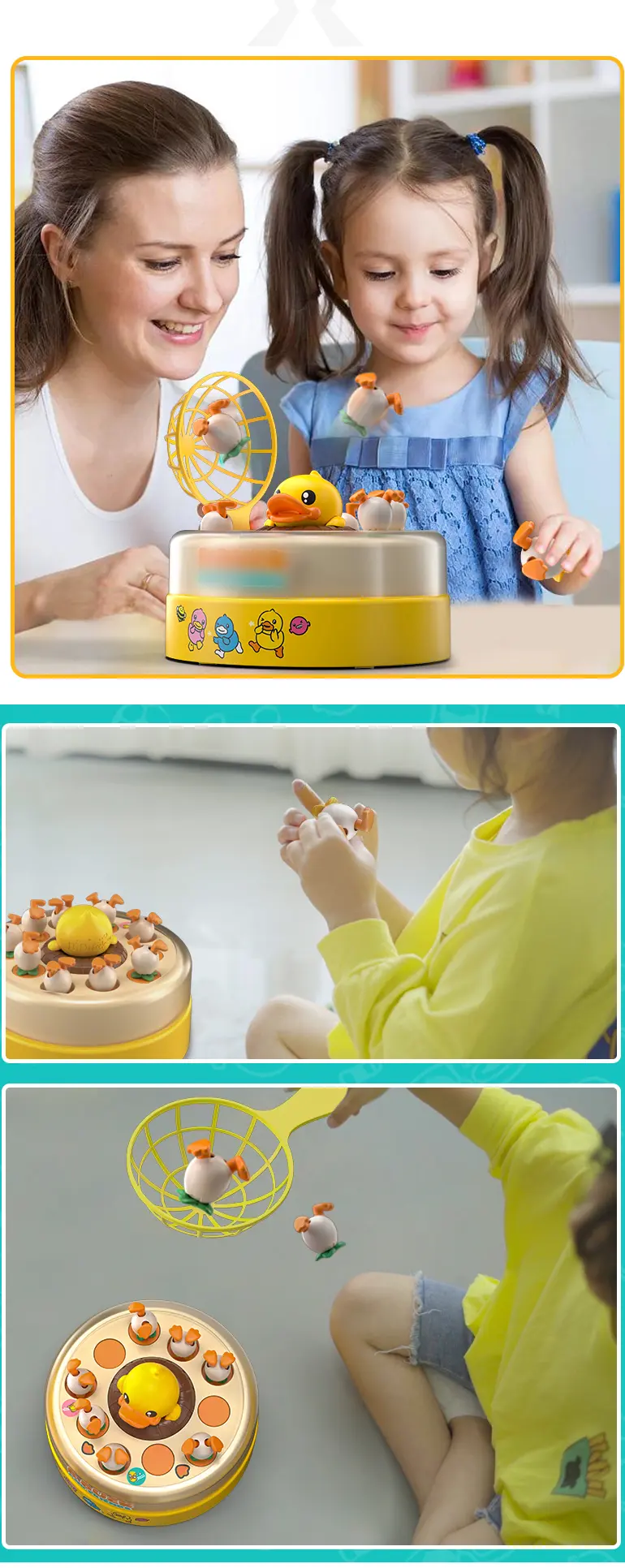 Bouncing Duck Toy, Track and Catch Game · TV10368 · detail image 7 of 7