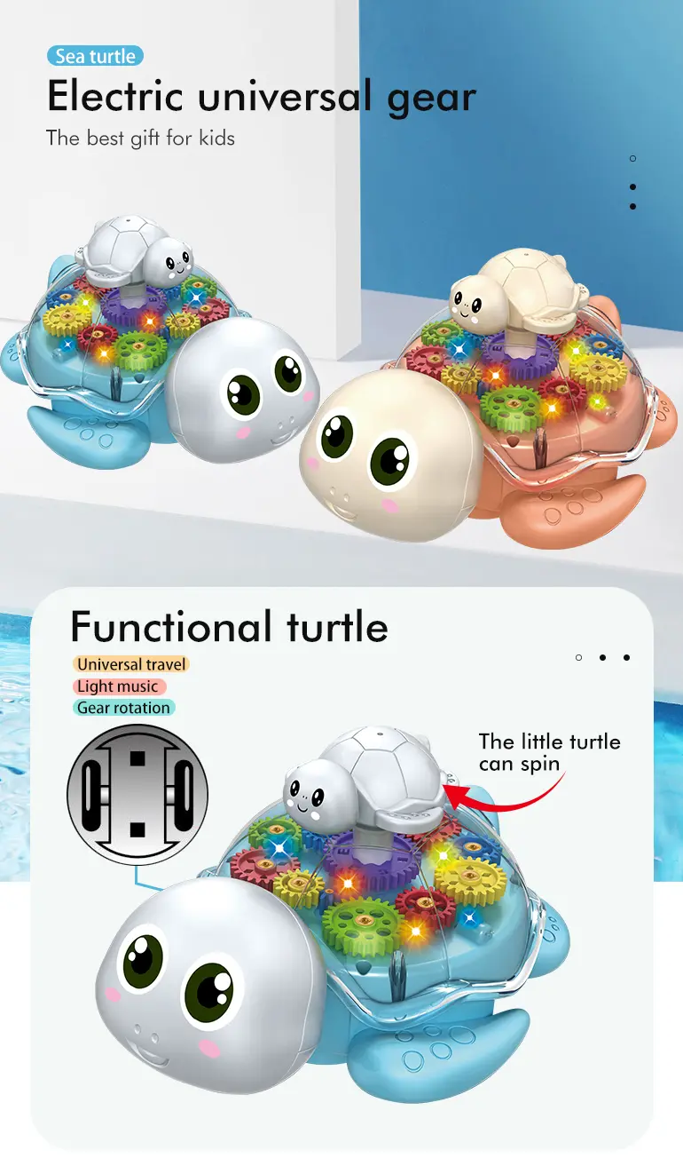 Electric Gear Turtle Toy · TV10387 · detail image 1 of 5
