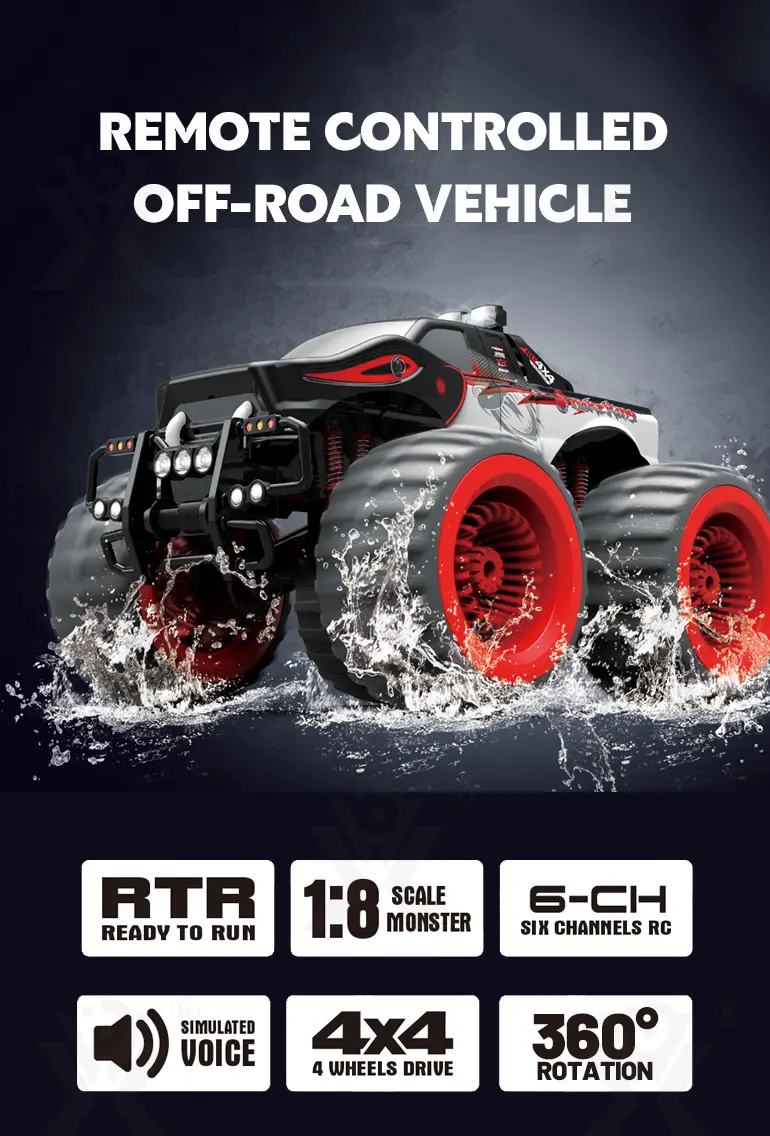 Big Foot RC Car Toy with Dual Motors · TV10398 · detail image 1 of 10