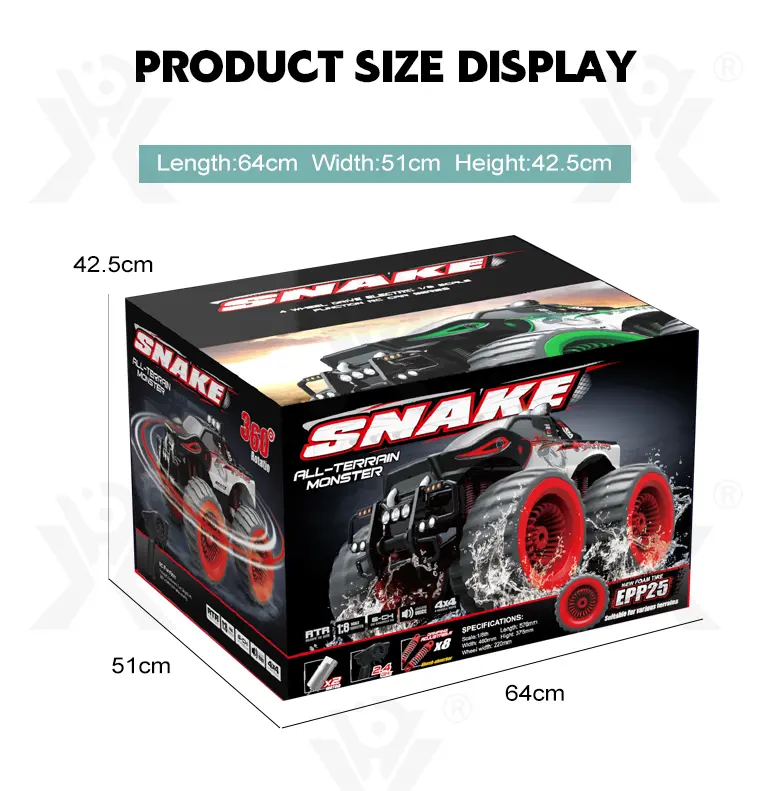 Big Foot RC Car Toy with Dual Motors · TV10398 · detail image 10 of 10