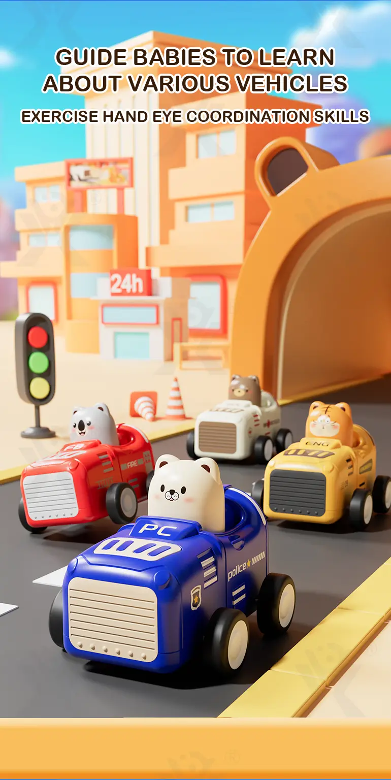 Animal Inertia Car, Toddler Car · TV10301 · detail image 4 of 10