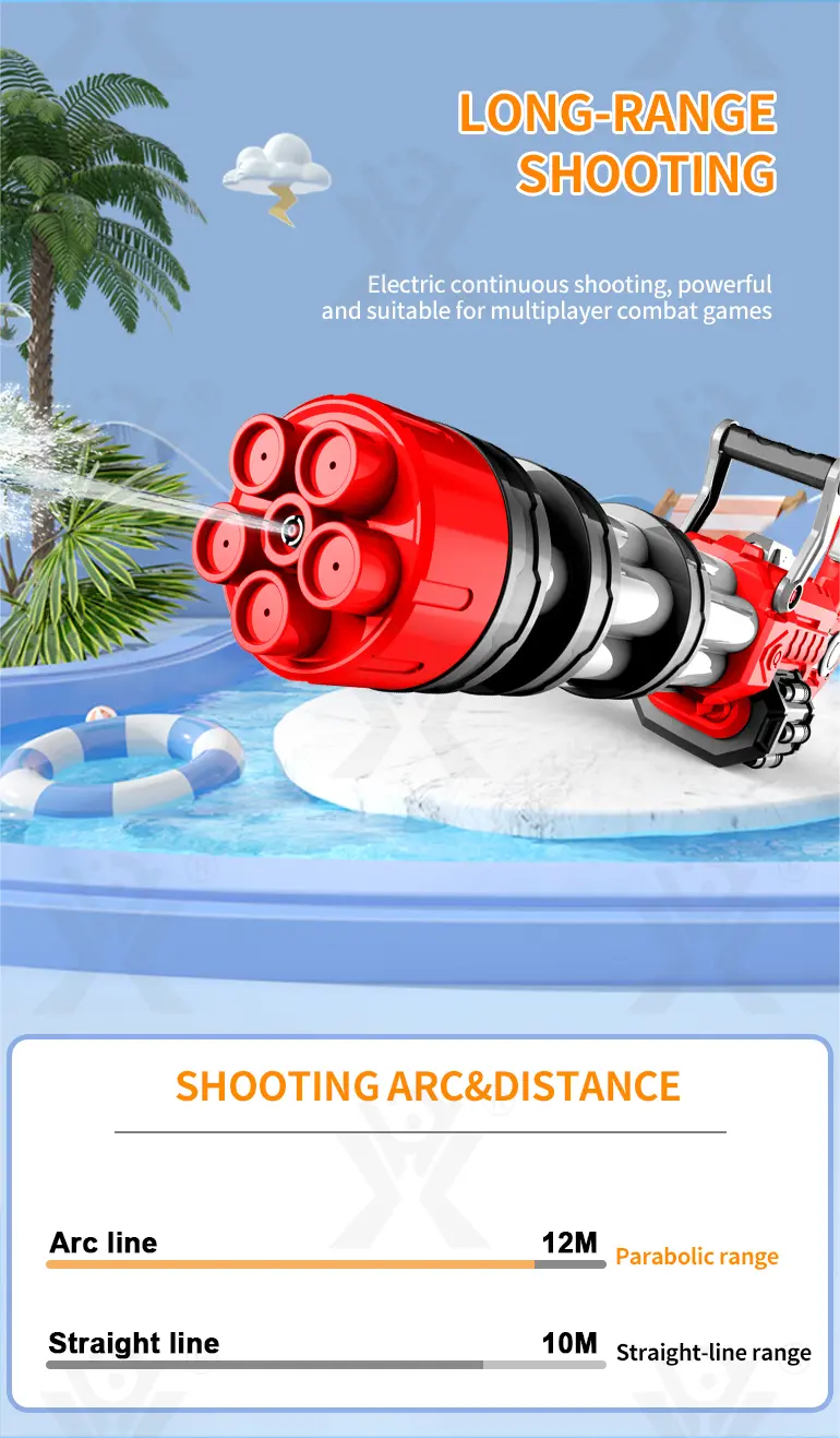 Electric Gatling Water Gun · TV10390 · detail image 6 of 7
