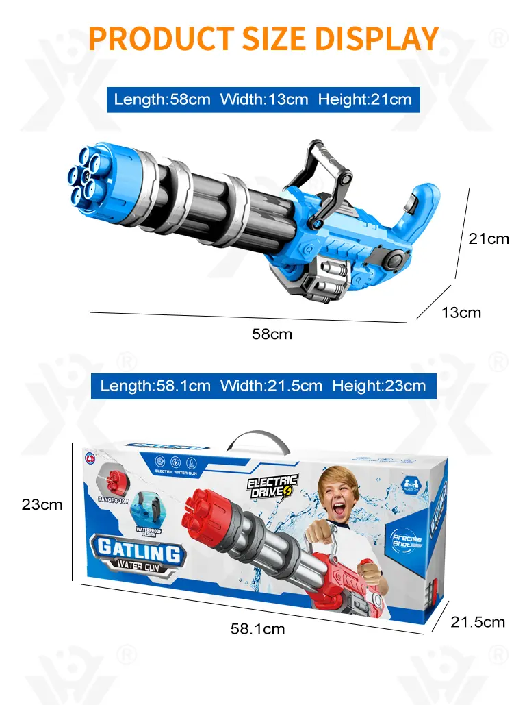 Electric Gatling Water Gun · TV10390 · detail image 7 of 7