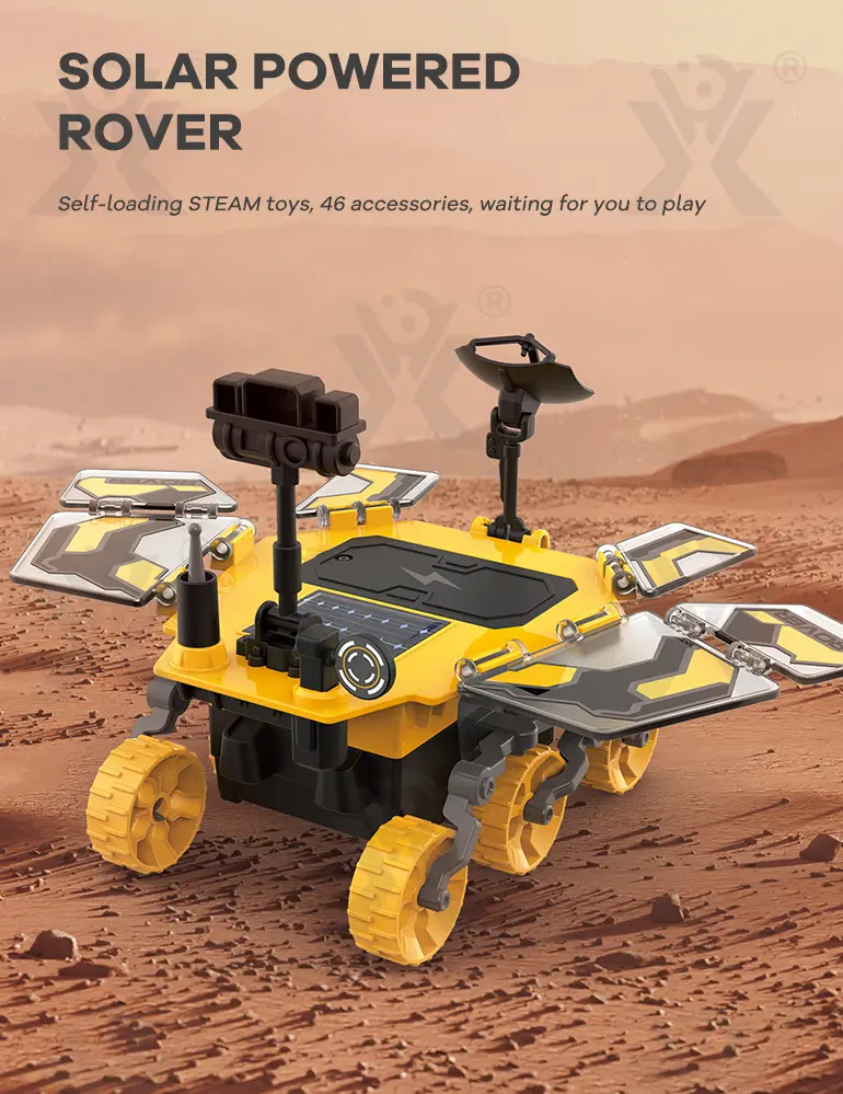DIY Solar-Powered Rover Kit, Dual Modes · TV10370 · detail image 1 of 9